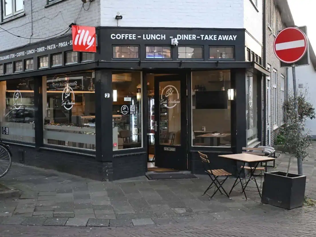 Si Solo Italiano op de Spiegelstraat in Bussum
